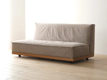 PIATTA Canvas Armless Sofa W143 | Oak Wood