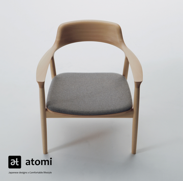 Hiroshima Lounge Chair- Leather - atomi shop