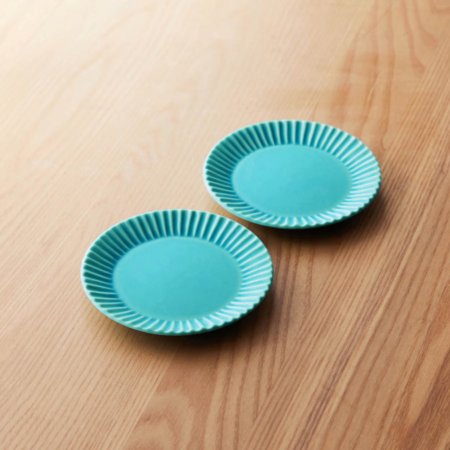 Sakuzan Stripe Round Plate M