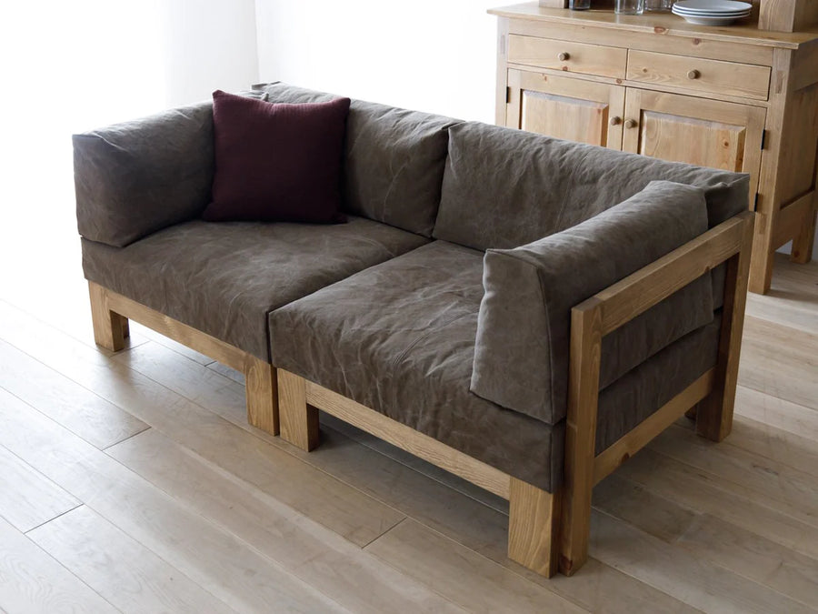 STABILE Canvas Sofa W170 | Pine Wood