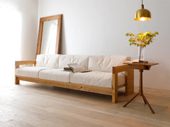 BAREFOOT Canvas Sofa W261 | Pine Wood