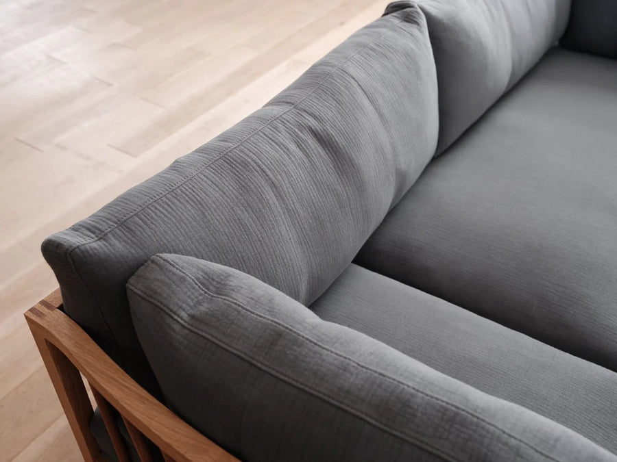 ASTA Canvas Sofa W203 | Oak Wood