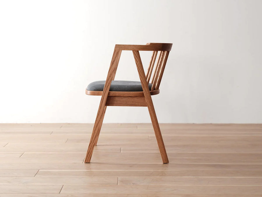 ASTA Canvas Seat Dining Chair | Oak Wood