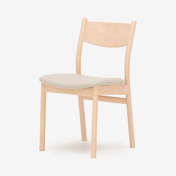 SOUP Collection | Beta Dining Armless Chair with Fabric Cushion Seat (NC-143) | Oak