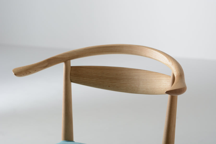 White Wood Dining Chair | Oak