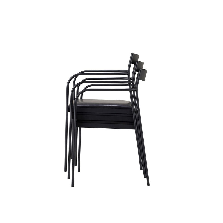 PF Stackable Arm Chair | Leather