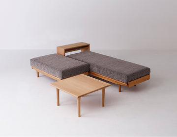 Geppo Progress Day Extension Sofas and Tables Set | Oak Wood