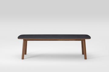 ST Rectangle Ceramic Top Table | Walnut