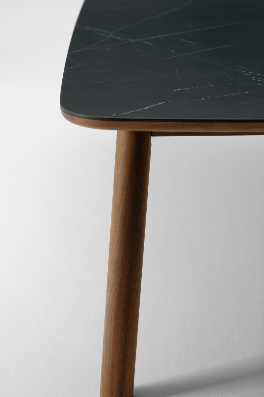 ST Rectangle Ceramic Top Table | Walnut