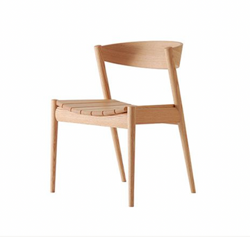 Kukka Dining Chair Wooden Seat | Northern Red Oak