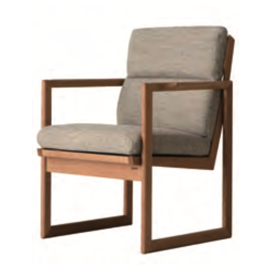 Geppo Seed Two-Legged Armchair | Oak Wood