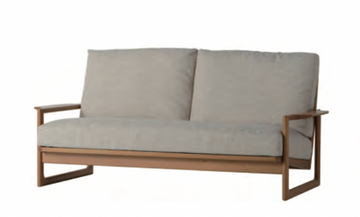 Geppo Seed Three Seater Sofa | Walnut Wood
