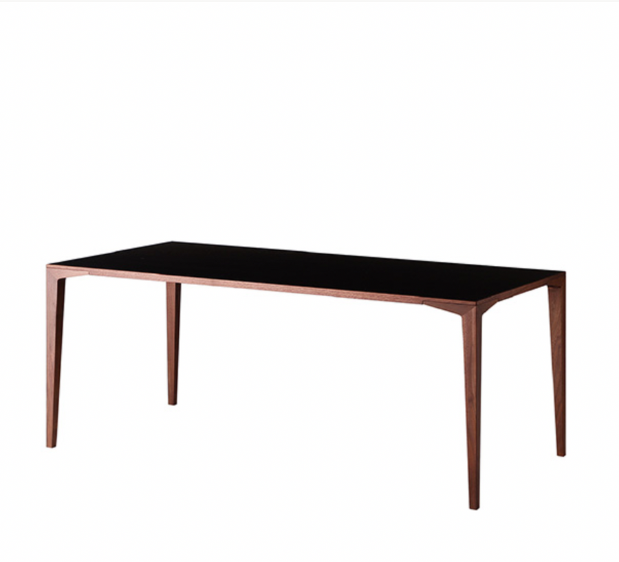 FORMS J Type Melamine Top Table | Oak Wood