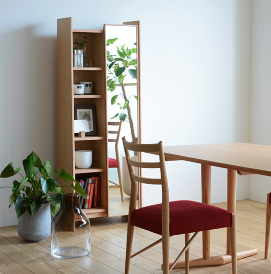 SMART Dresser Mirror | Oak Wood