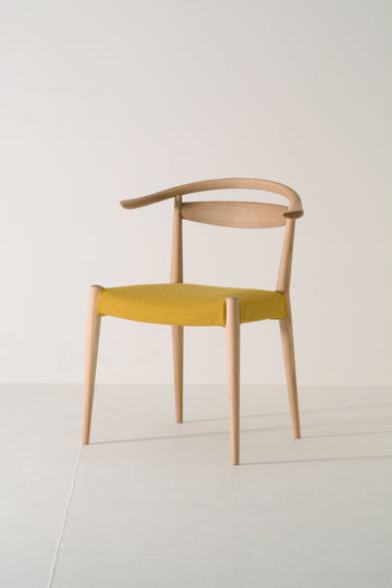 White Wood Dining Chair | Oak