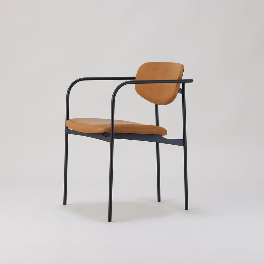 Crank Arm Chair | Camel Leather