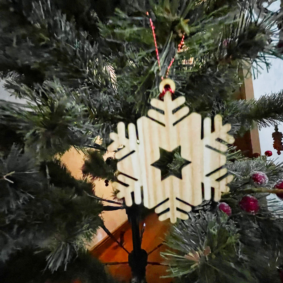 Snowflakes Ornaments A - Set of 6