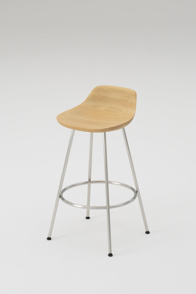 Hiroshima Mid Stool | Oak Wood