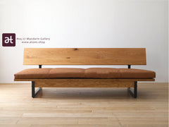 FREX Sofa 196 with leather cushion