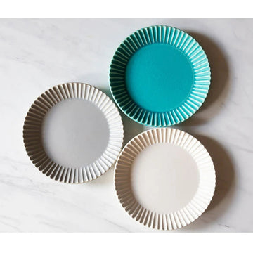 Sakuzan Stripe Round Plate L