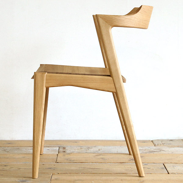 Geppo Seed Dining Chair Wooden Seat | Oak