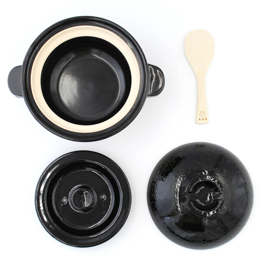 Iga-yaki Double Lid Rice Pot