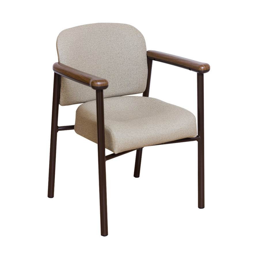 Wellness Dining Armchair with Steel Legs