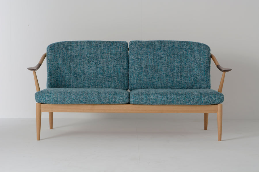 White Wood Sofa | Three Seater