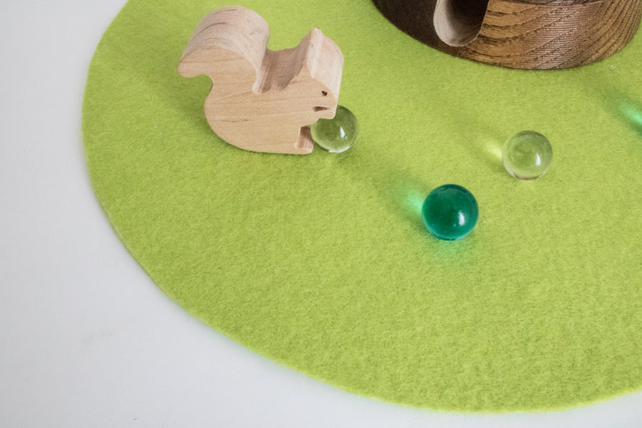 Catch the Rain Drop (Wood and Marble Toy)