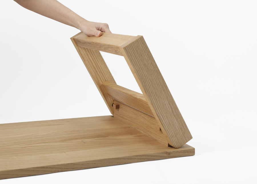Folding Low Table | Chestnut Wood | Natural
