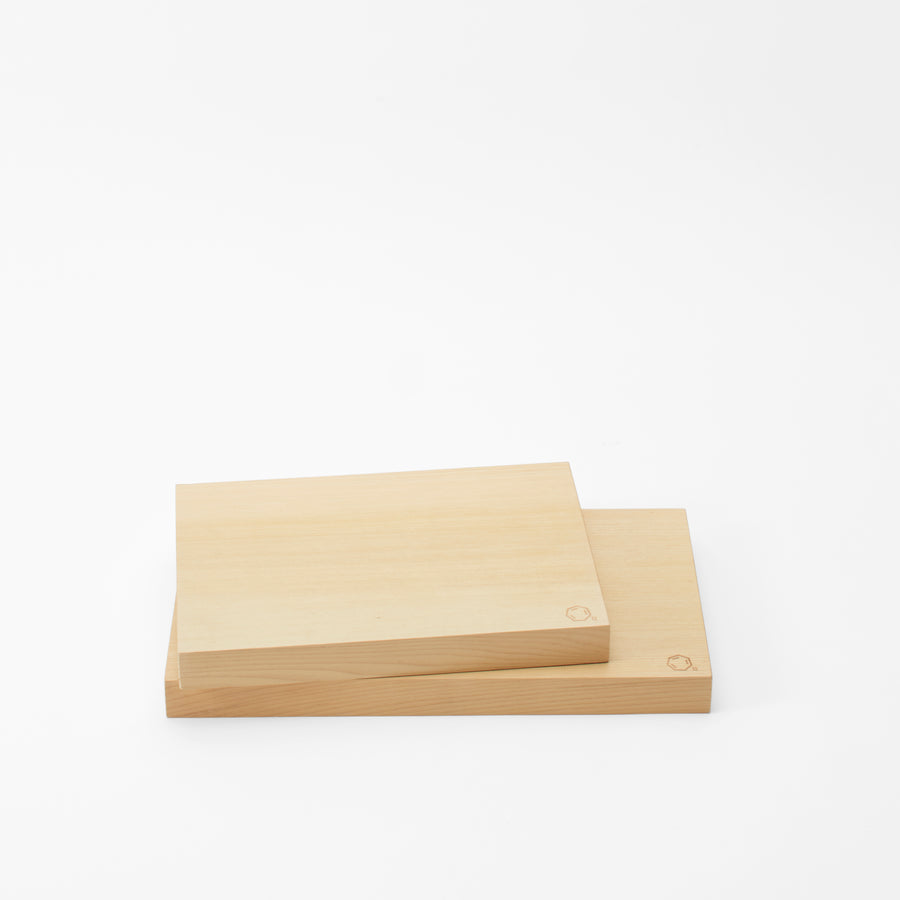 Natural Japanese Hiba Cutting Board - M and L