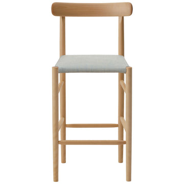 Lightwood Barstool | Fabric Cushion Seat