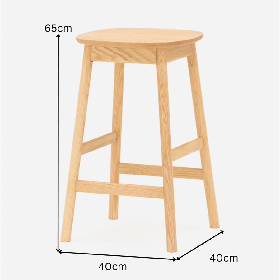 SOUP Collection | High Stool with Board Seat