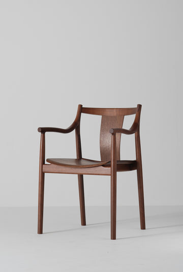 Chorus Wooden Seat Dining Chair | Walnut Wood