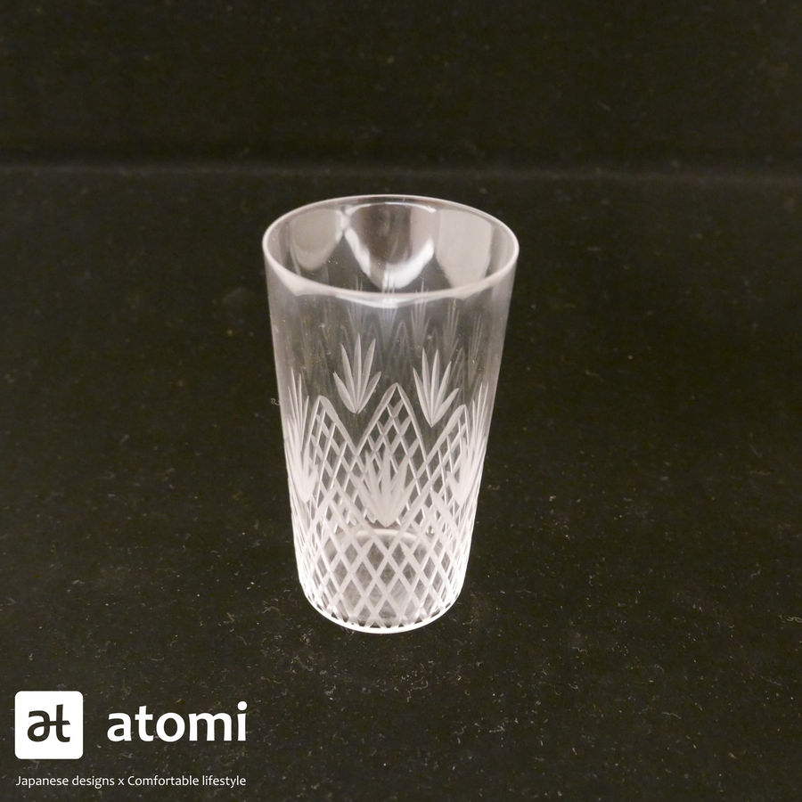 Grid glass tumblr 5oz - atomi shop