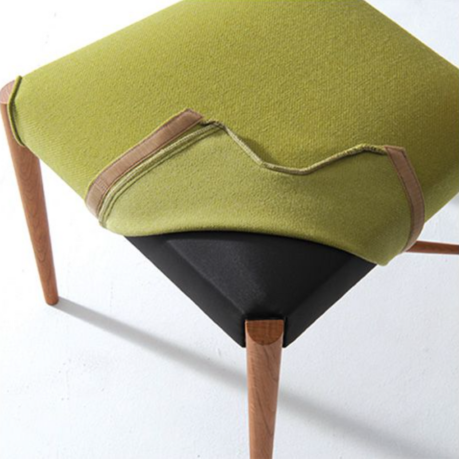 Natural Brown Stool with Removable Covers