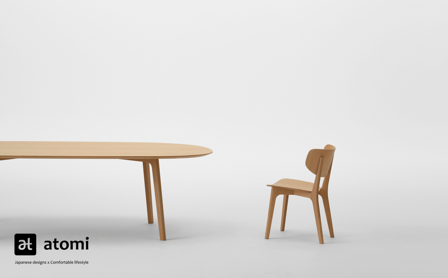 Roundish Dining Table - atomi shop