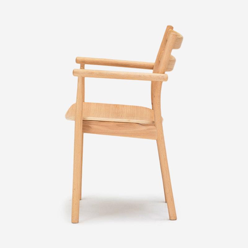 SOUP Collection | Alpha Oak Dining Armchair with Wooden Seat