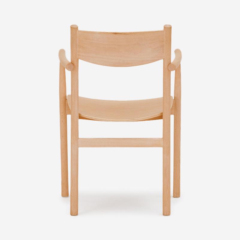 SOUP Collection | Beta Oak Dining Armchair with Wooden Seat