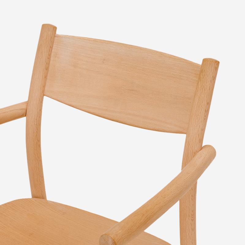SOUP Collection | Beta Oak Dining Armchair with Wooden Seat
