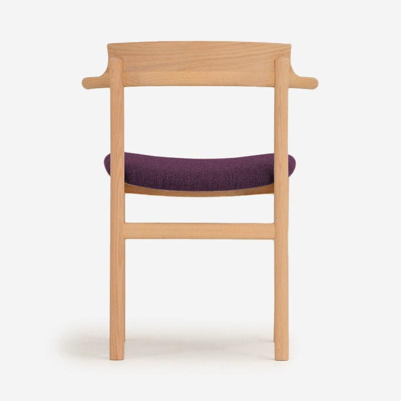 SOUP Collection | Gamma Oak Dining Armchair with Fabric Cushioned Seat (NC-020)