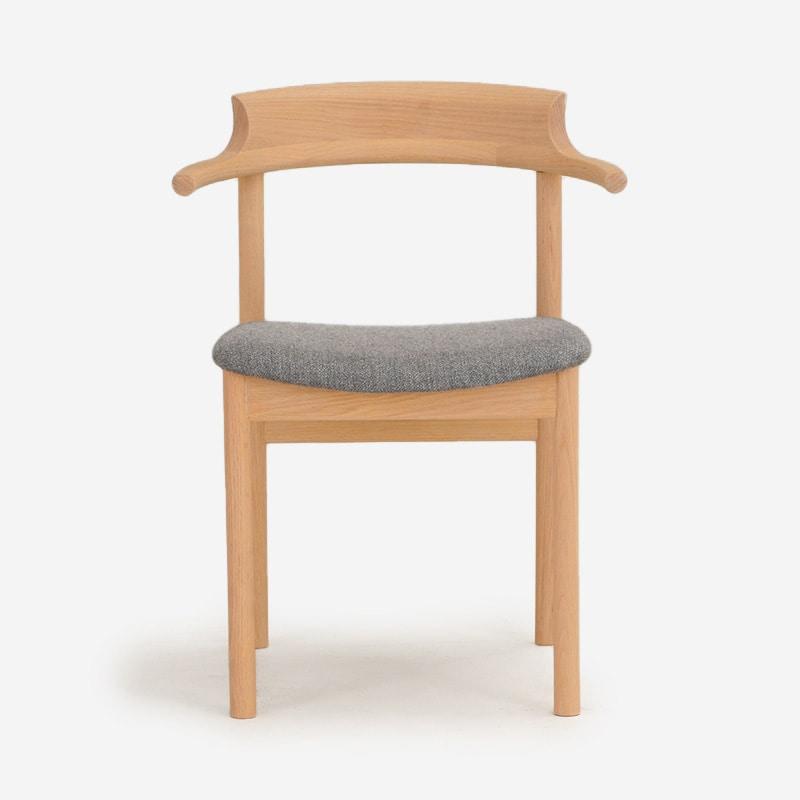 SOUP Collection | Gamma Oak Dining Armchair with Fabric Cushioned Seat (NC-126)