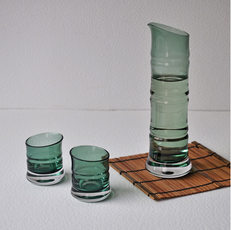 Bamboo Sake Glass Set - atomi shop