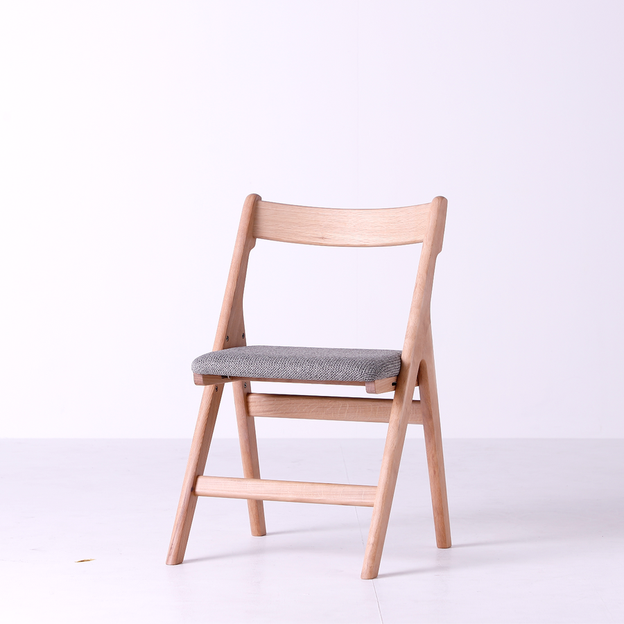 white wood adjustable work chair in Oak, Grey SM809LGR Fabric