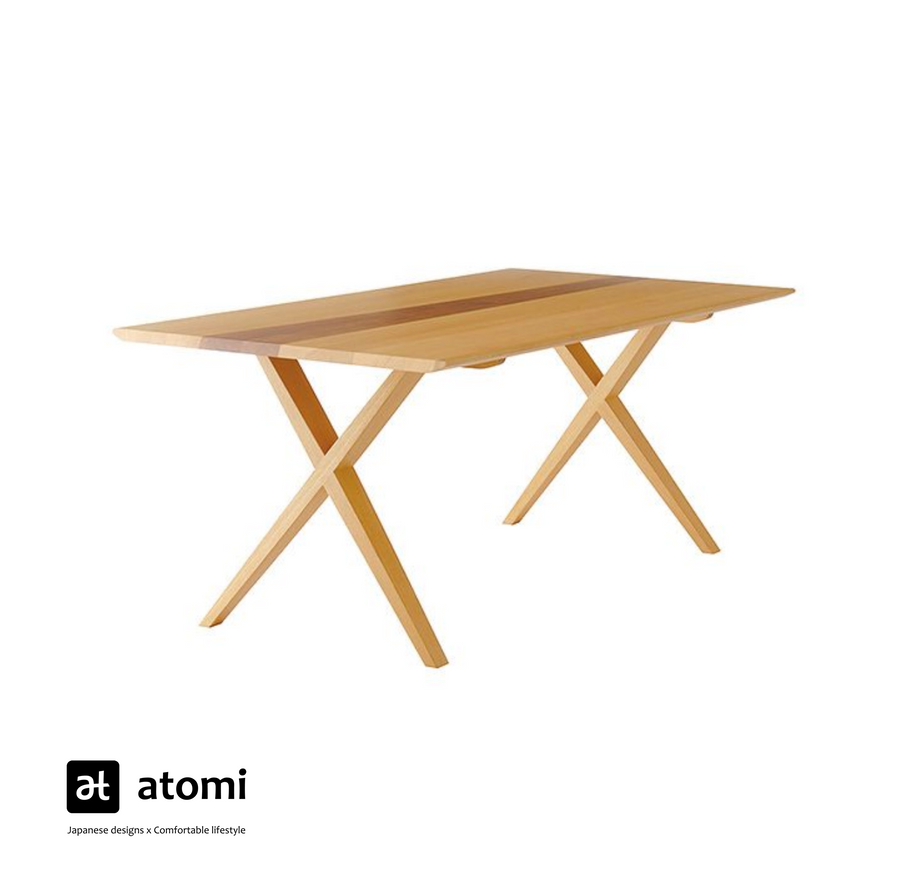 White Wood Dining Table - atomi shop