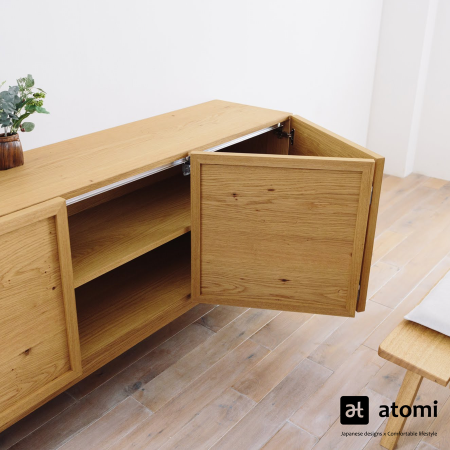 BLOCCO Sideboard with Foldable Door - atomi shop