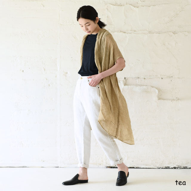 Kaya-Ori Loose Linen Outerwear