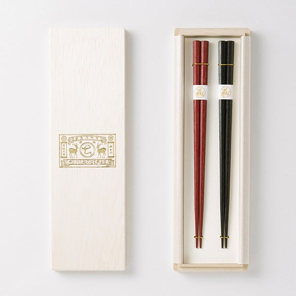 Octagonal Lacquered Chopsticks Gift Set