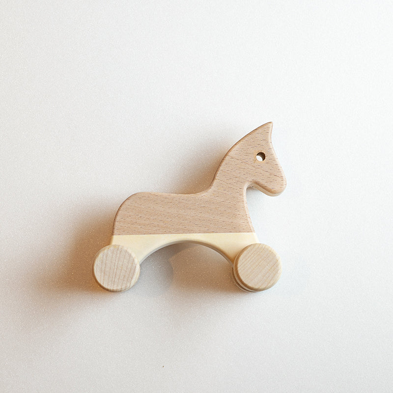 Wooden Rolling Animal Toy | Horse