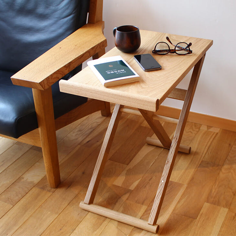 folding side table at 50cm height